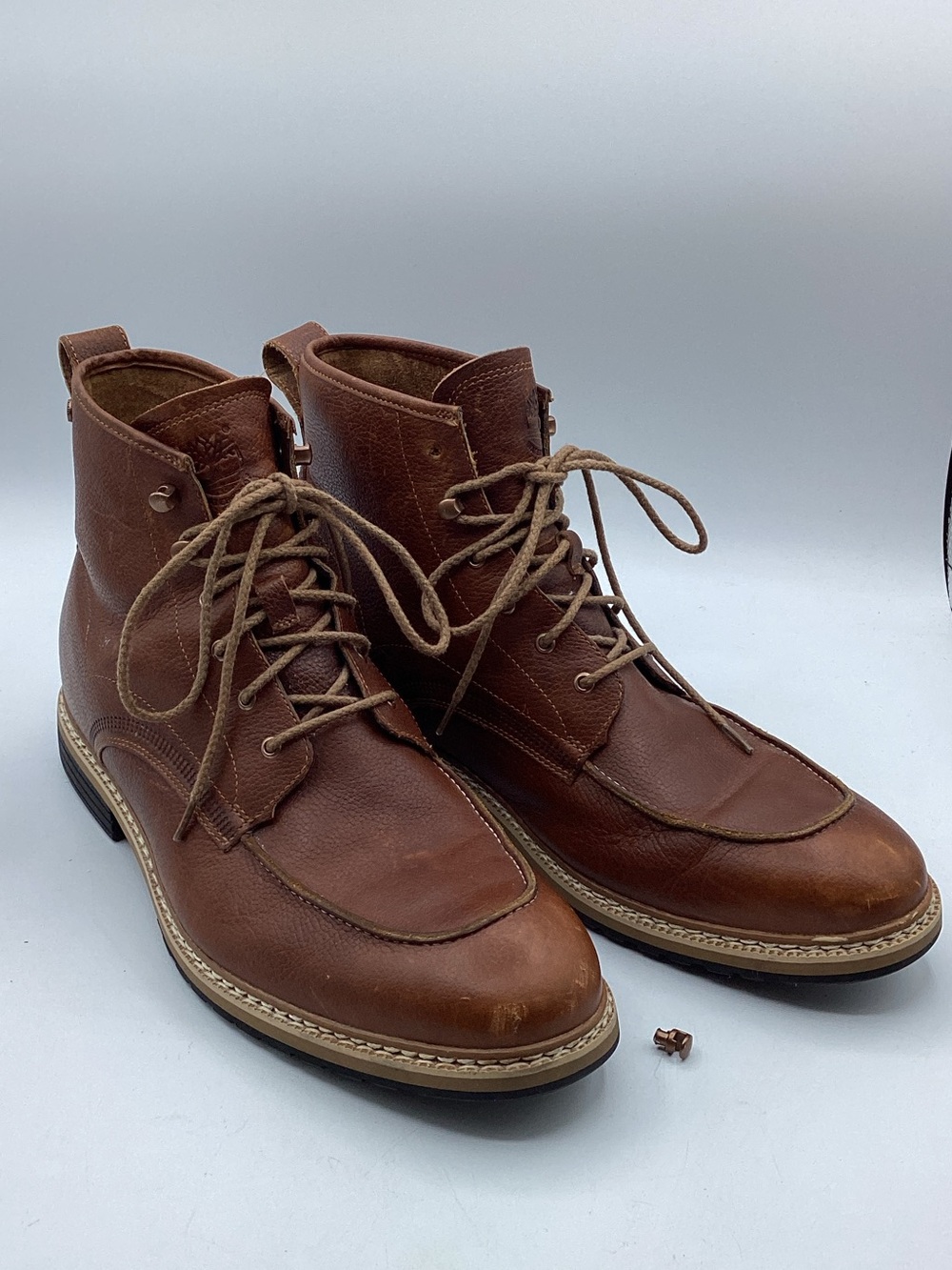 Timberland Men's Brown Leather West Haven Anti Fatigue Boots